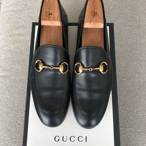 Pair of Mens size 6 Gucci Brixton loafers with collapsible heel bought in 2021
